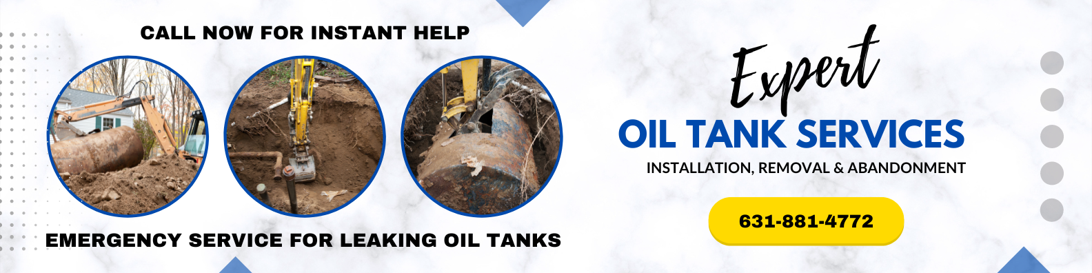 leaking oil tank removal long island